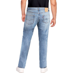 Jeans de Algodón de Corte Recto Clásico para Hombre con Logotipo Personalizado al por Mayor, Tela Cómoda y Transpirable, Mejor Precio, Calidad de Exportación CLOVIX - Product Image 3