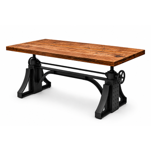 Industrial <b>Adjustable</b> Iron <b>Table</b> Base | Hand Crank Dining <b>Table</b> <b>Leg</b> | Heavy Duty Metal dining <b>table</b> Base for home and hotel - Product Image 4