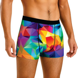 Custom Mens Sublimated <b>Boxers</b> Breathable Stretch Underwear Full Print <b>Boxer</b> Briefs OEM Private Label Sportswear Wholesale Export - Product Image 3