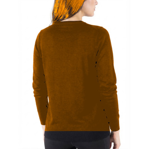 <strong>Womens</strong> Festive Sequin Christmas Sweatshirt Long Sleeve Crew Neck Holiday <strong>Jumper</strong> <strong>Sparkly</strong> Winter Pullover Party Knit Top - Product Image 2