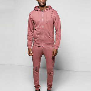 Comfortable <b>Distressed</b> Tracksuit Flexible Fit <b>Distressed</b> Tracksuit Soft Material <b>Distressed</b> Tracksuit Daily Use - Product Image 2