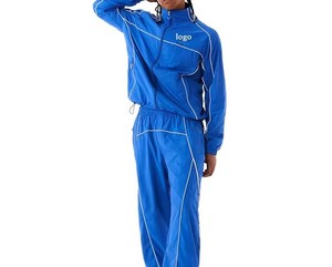 Servicios OEM al por mayor: Chándal de hombre personalizado con logo impreso, para otoño/invierno, informal, con capucha, forro polar ligero y cremallera. - Product Image 2