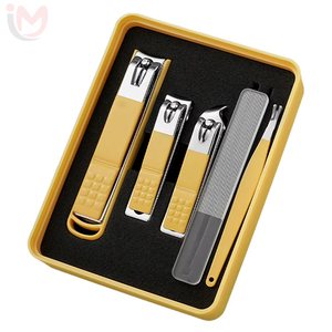 High-Grade Stainless Steel Nail Clipper & Cutter Custom Logo Home Manicure & <b>Pedicure</b> <b>Set</b> for Men & Women Box Packing - Product Image 5