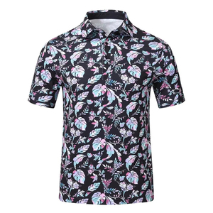 Chemises pour hommes en coton 100% tricoté, style actuel, sublimation, respirantes, séchage rapide, anti-rides, durables - Product Image 4