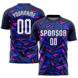เสื้อฟุตบอลแบบขายส่ง ปักลาย 3 มิติ แห้งเร็ว รับทำชื่อทีมตามสั่ง ผู้ผลิตเสื้อฟุตบอลพร้อมบริการ OEM และ ODM - Product Image 2