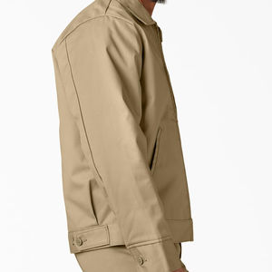 Veste Safari en Toile Personnalisée OEM pour Homme – Style Décontracté, Streetwear d'Extérieur, Lavée Effet Vintage, Col Rabattu, Coupe Oversize, Imperméable à l'Avant - Product Image 5