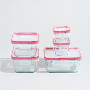 Contenants de stockage alimentaire en plastique pour la maison avec couvercles pour la préparation quotidienne des repas, le stockage des restes et l'organisation du garde-manger - Product Image 6
