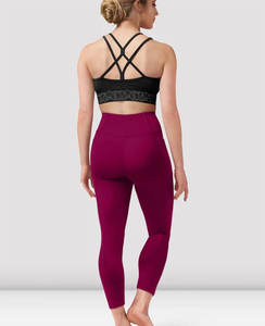 Venta al por mayor de cintura alta deportes entrenamiento Yoga Medias Gimnasio Fitness Leggings suaves sin costuras mujeres Spandex / Nylon Leggings - Product Image 3