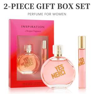 Coffret cadeau de parfum pour femmes en 2 pièces, parfum longue durée, pastèque, poire, thé, baies d'açai, 1,7/0,34 fl oz, vie quotidienne - Product Image 4