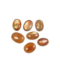Cabochons en Agate Naturelle Certifiée Qualité AAA+ en Forme de Trèfle, Effet de Jeu de Couleurs et d'Éclat, Huilés/Cirés, Couleurs Variées