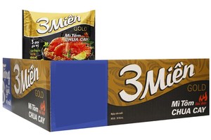 Mejor Precio, Fideos Fritos con 3 Sabores (Cebolla Frita y Salsa de Ajo), 65g, Proveedor Vietnamita, Fideos Instantáneos de Vietnam - Product Image 2