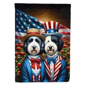 All American Old English Sheepdog Multicolor Garden Flag Buzón Decorativo Patio Banner para Patio Artwork Flower Beds Lawn Sign - Product Image 1