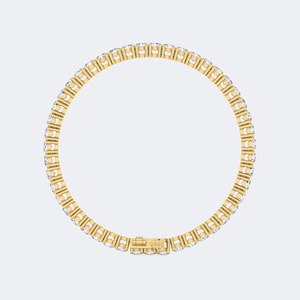 Luxury 9.27 CTW Round Brilliant Cut Lab Grown Diamond <b>Bracelet</b> For Women Sterling Silver Wedding Anniversary Jewelry Modern Gift - Product Image 5