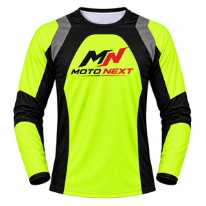Ensemble Maillot et Pantalon de Motocross pour Homme 2026, Manches Longues, Séchage Rapide, Couleur Unie, 100% Polyester, Toutes Saisons, Tenue de Course Adulte – En Vente - Product Image 3