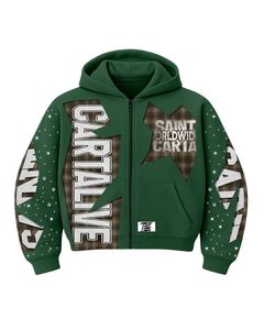 Sweat à capuche unisexe personnalisable avec fermeture éclair pour l'hiver - Design et logo personnalisés - Créez votre propre sweat à capuche - Toutes les tailles disponibles - Product Image 3