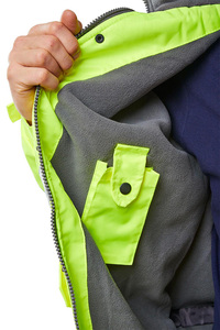 Hi-Vis Safety Bomber <b>Jacket</b> Reflective Waterproof High Visibility Work <b>Jacket</b> Custom Logo Winter Safety <b>Jacket</b> for <b>workers</b> - Product Image 3