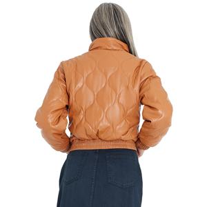 Chaquetas de Cuero de Piel de Oveja Premium para Mujer, Diseño Personalizado, Ropa Urbana con Nuevo Estilo, Fabricante Mayorista de Chaquetas de Cuero - Product Image 4