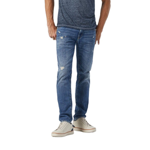 Nouveau jean personnalisé homme tendance mode printemps-automne 2025 – Jean droit imprimé délavé coupe slim – Vente en gros - Product Image 1
