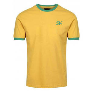 เสื้อยืดสีพื้นแบบริงเกอร์จากปากีสถานโลโก้ตามสั่ง - Product Image 1