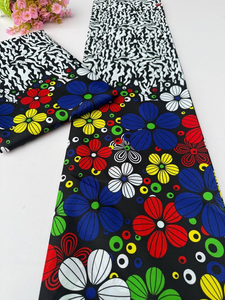 Tela Africana con Estampado de Cera de Senegal, 100% Algodón, Multicolor Vibrante para la Industria de la Moda y Textil - Product Image 4