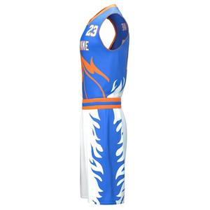 Conjunto de Pantalones Cortos y Camiseta de Baloncesto Personalizados al por Mayor, Uniforme de Equipo con Impresión por Sublimación Vibrante, Ropa Deportiva Transpirable de Secado Rápido para Entrenamiento - Product Image 3