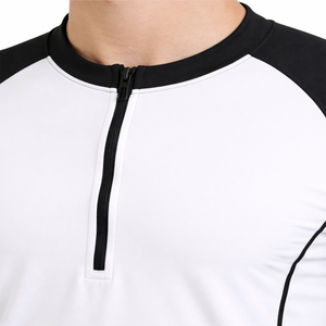 Maillots de bain de compression deux pièces sur mesure de haute qualité pour hommes athlètes, légers, pour la plage et les sports nautiques - Product Image 5
