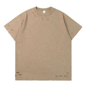 เสื้อยืดโอเวอร์ไซส์สไตล์วินเทจ ลุคสตรีทแวร์สุดหรู คุณภาพสูง ซักย้อมแบบแอซิดวอช สำหรับผู้ชาย ขายส่ง - Product Image 5