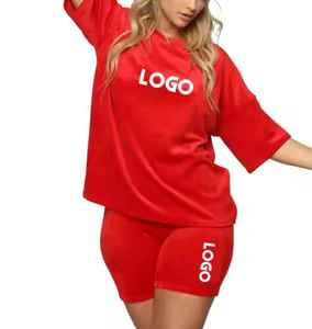 Ensemble d'été pour femme 100% coton, léger, le plus populaire, séchage rapide, grandes tailles, service OEM personnalisé, best-seller - Product Image 1