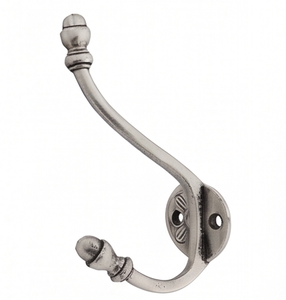 Vintage Metal Wall Mount <b>Hook</b> With Flower Pattern Single <b>Hook</b> For Clothing Storage Stylish Home Decor - Product Image 4