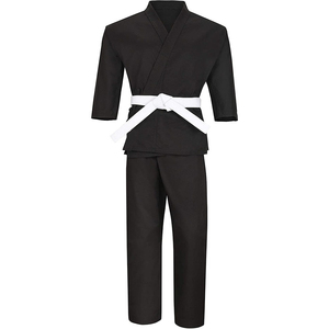Nouvelle Collection 2025 – Ensemble Sportif Homme Personnalisé en Coton Lavable de Haute Qualité – Tenue de Karaté et Arts Martiaux – Design Jiu Jitsu Front - Product Image 1