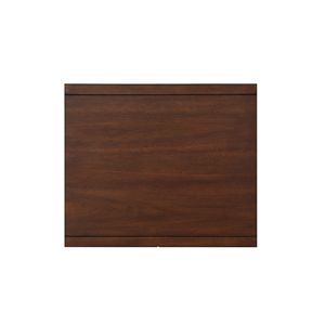 Tavolino Moderno Monoblocco con Finitura Marrone e Cassetto, Elegante Arredamento per Soggiorno - Product Image 3