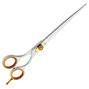 Ciseaux de coiffure professionnels en acier inoxydable de 7 pouces, lame tranchante, pour droitiers, ciseaux de coupe de cheveux, ciseaux de toilettage pour animaux, OEM - Product Image 1
