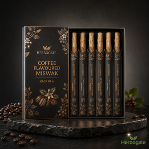 Paquete de 6 Palitos de Limpieza Dental Naturales de Alta Calidad con Sabor a Café, Ofrecen Cuidado Bucal Suave, Aliento Fresco y Saludable - Product Image 5