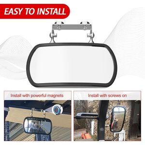 Espejos Retrovisores Laterales Convexos Magnéticos para Tractores, Carretillas Elevadoras, Carritos de Golf, Compatibles con John Deere Kubota - Product Image 5