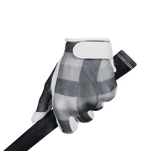 Guante de Golf para Mujer, Palma de Cuero Cabretta, Negro con Rejilla Gris, Parte Trasera Transpirable, Ligero, Ajuste Elástico, Agarre Suave, Mano Izquierda - Product Image 5