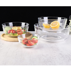 Bol à salade en acrylique de haute qualité et créatif avec légumes verts mélangés et tomates cerises, accessoires de table en promotion - Product Image 2