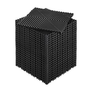 Tappetino Modulare Drenante 3,6x3,6m, 24 Pezzi, Antiscivolo, Nero, in PP, Tappeti a Incastro, Pavimentazione in Plastica - Product Image 1