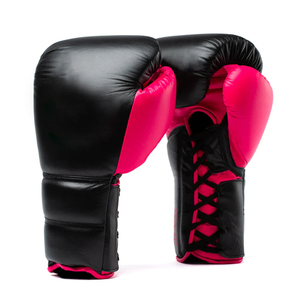 2026 Custom Made New Arrival High Quality Wholesale Professional Leather Laced Boxing <b>Gloves</b> <b>Moisture</b> Wicking for Sports - Product Image 1