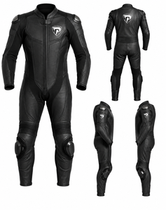 Combinaison de moto Dumela en cuir véritable de haute qualité, protection intégrale du corps, noire, respirante, coupe-vent, imperméable, unisexe, auto - Product Image 3