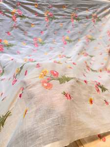 Premium Multi Embroidery Fabric Women Fashion Fabric Designer Embroidery Fabric Party Wear Fabric Luxury Fabric - Product Image 1