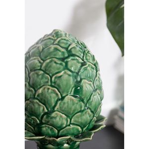 Grande décoration de table élégante Helsa Blooming Artichoke verte 7,5x7,5x12 pouces pour centre de table de mariage - Product Image 2
