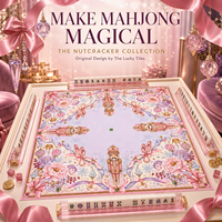 Nouvelle Table de Poker et de Mahjong de Luxe 2026, Motif Casse-Noisette, 33 Pouces, pour Soirées de Noël et Jeux, Décoration de Table, en Néoprène Antidérapant et Pliable
