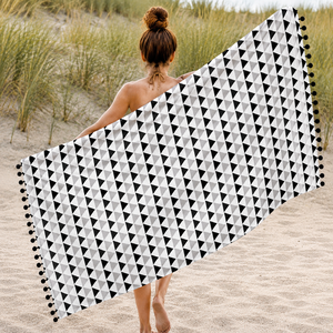 Serviette Fouta imprimée 100% coton, serviette de plage Hammam 100% OEM, serviette turque douce multi-usages - Product Image 6