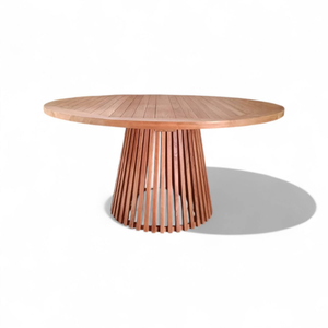 Teak Wooden Frame Material Round <b>Table</b> with Modern Style and Minimalist Design For Home Furniture Decoration - Product Image 3