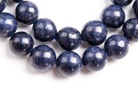 Perles de saphir naturel authentique, qualité AA+, couleur changeante bleue, taille brillante, certifiées par un tiers, pour la fabrication de bijoux