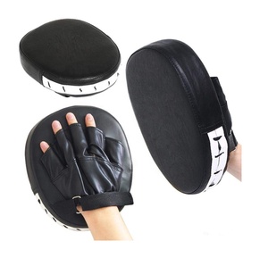 แผ่นโฟกัสหนังแท้คุณภาพระดับพรีเมียมออกแบบได้ตามต้องการพร้อมสีและโลโก้ที่กำหนดเองสำหรับการฝึกชกมวย - Product Image 2