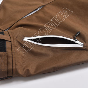 Pantalones de esquí y snowboard unisex personalizados Monos cargo holgados impermeables y a prueba de viento con cierre de cremallera Técnicas impresas - Product Image 4
