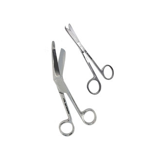 3 Piece Manual Surgical Scissors Set Standard Polish <b>Suture</b> Removal Scissors Lister Bandage Scissors Hemostatic Forceps CE - Product Image 3