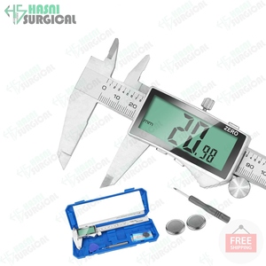 Hot Selling <b>Big</b> Screen Electronic Digital Vernier Outside Stainless Steel Groove Caliper Hasni Surgical CE ISO Approved - Product Image 4
