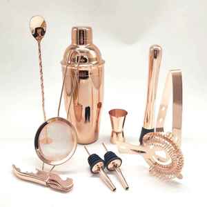 Copper Hospitality <b>Drink</b> Set with Functional Beverage Accessories for Family Events Friendly Gatherings and Home Celebrations - Product Image 1